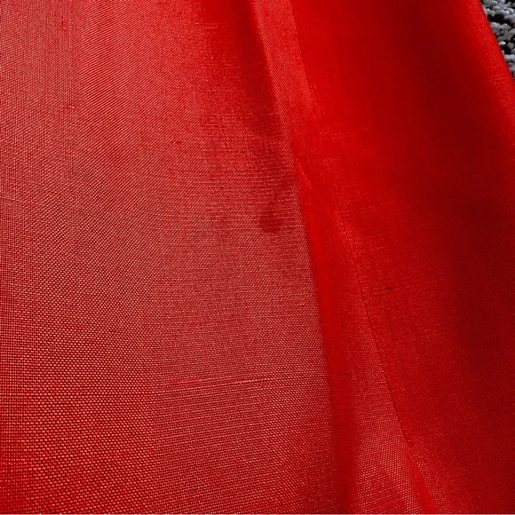 Akris Punto Exclusive Saks Fifth Avenue Elegant Orange/Red Sleeveless Dress - Picture 7 of 8